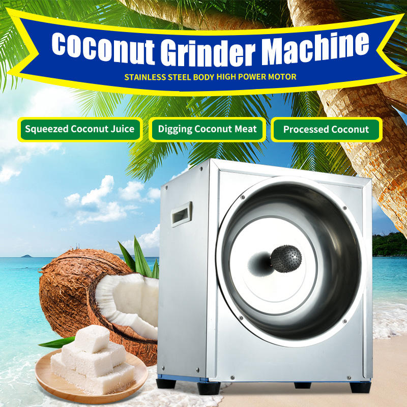 Coconut meat grinder machine